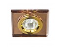 Встраиваемый светильник Feron 8170-2 коричневый золото 2803